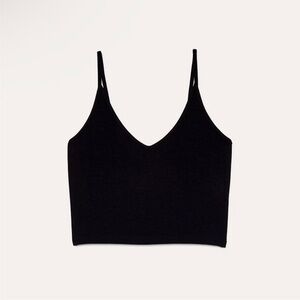 Aritzia Sunday Best Roxboro Black Knit Tank Top